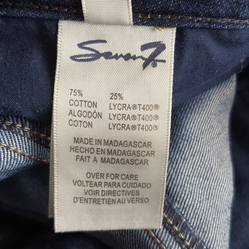 SEVEN7 Jeans High Waisted Womens 6 Slim Straight Blue Denim - Picture 11 of 16